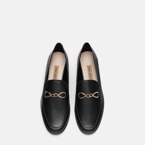 Black Loafers Size 38